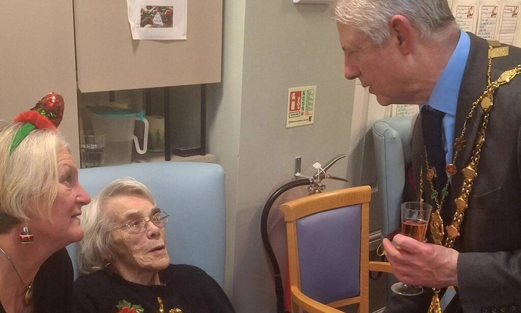 Amberley House Christmas Party with Mayor as a guest