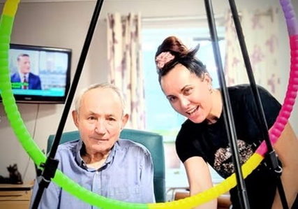 Lonelia, a dedicated member of the Abbeywell Court care team.